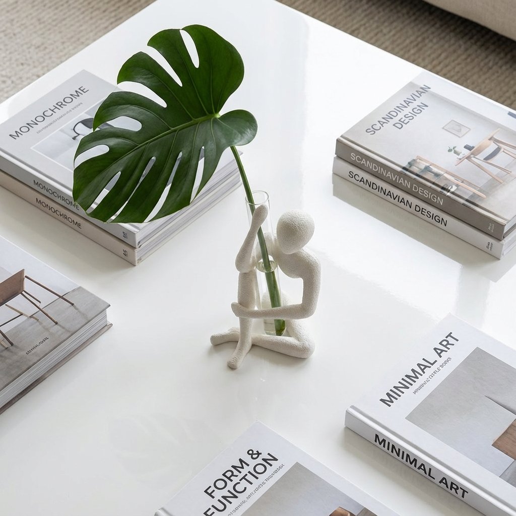NObody "Bloom" – Minimalist Figure Vase & Propagation Station