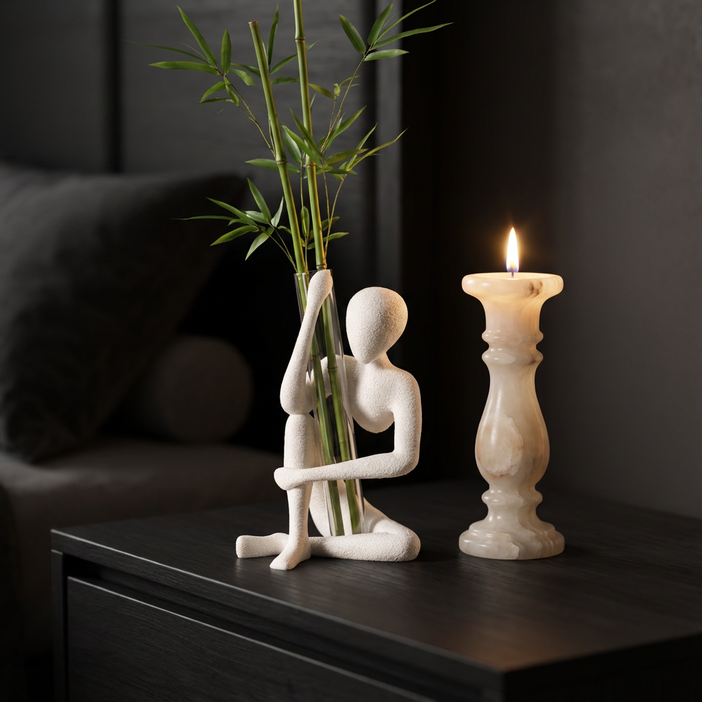 NObody "Bloom" – Minimalist Figure Vase & Propagation Station
