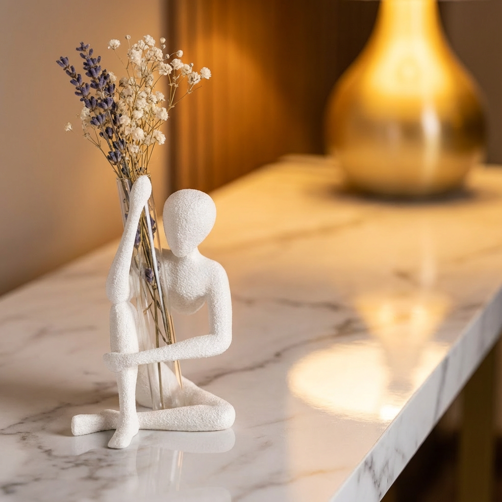 NObody "Bloom" – Minimalist Figure Vase & Propagation Station