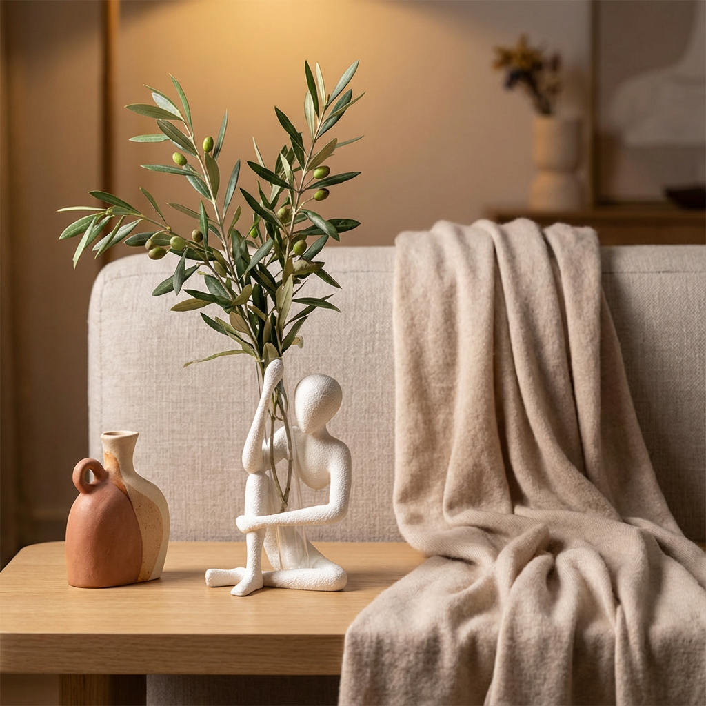 NObody "Bloom" – Minimalist Figure Vase & Propagation Station