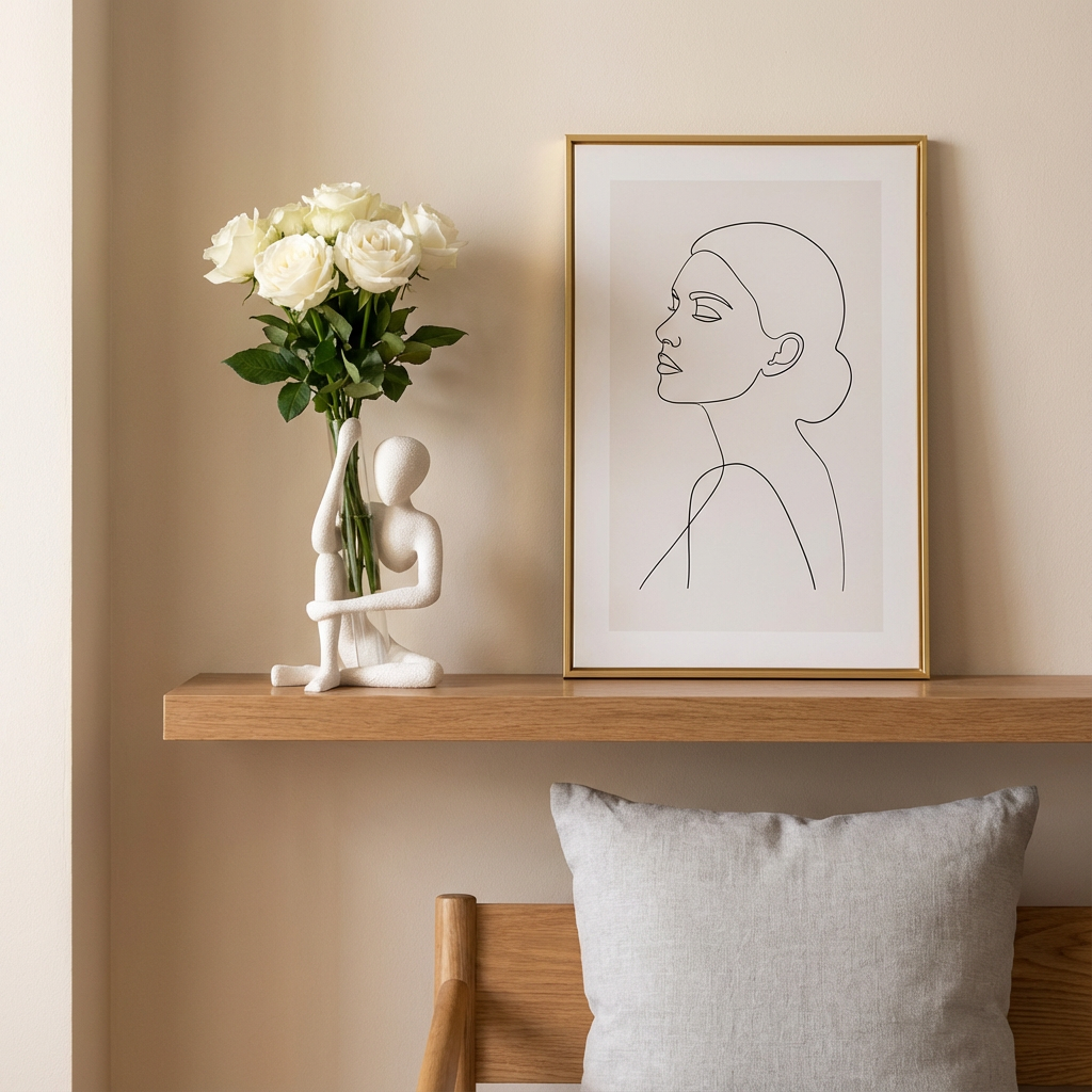 NObody "Bloom" – Minimalist Figure Vase & Propagation Station