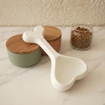 Bone Handle Dog Food Scoop