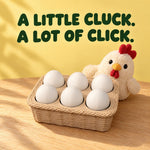 Egg basket fidget clicker detail