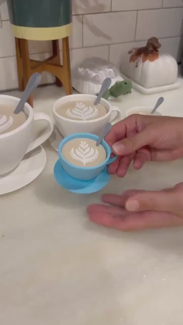 Coffee Cup Storage Container with Spoon product demonstration 1 from Etsy