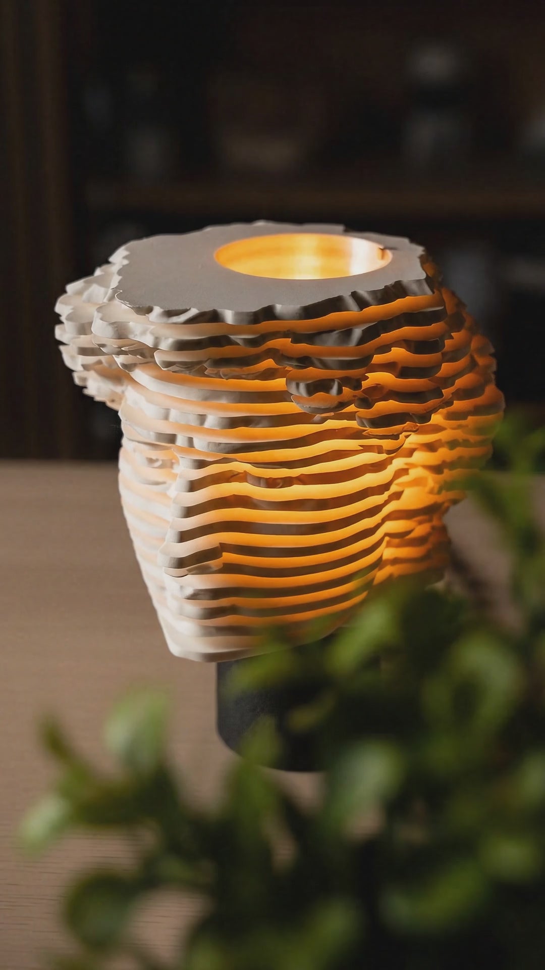 David Lamp | Layered Sculpture Light