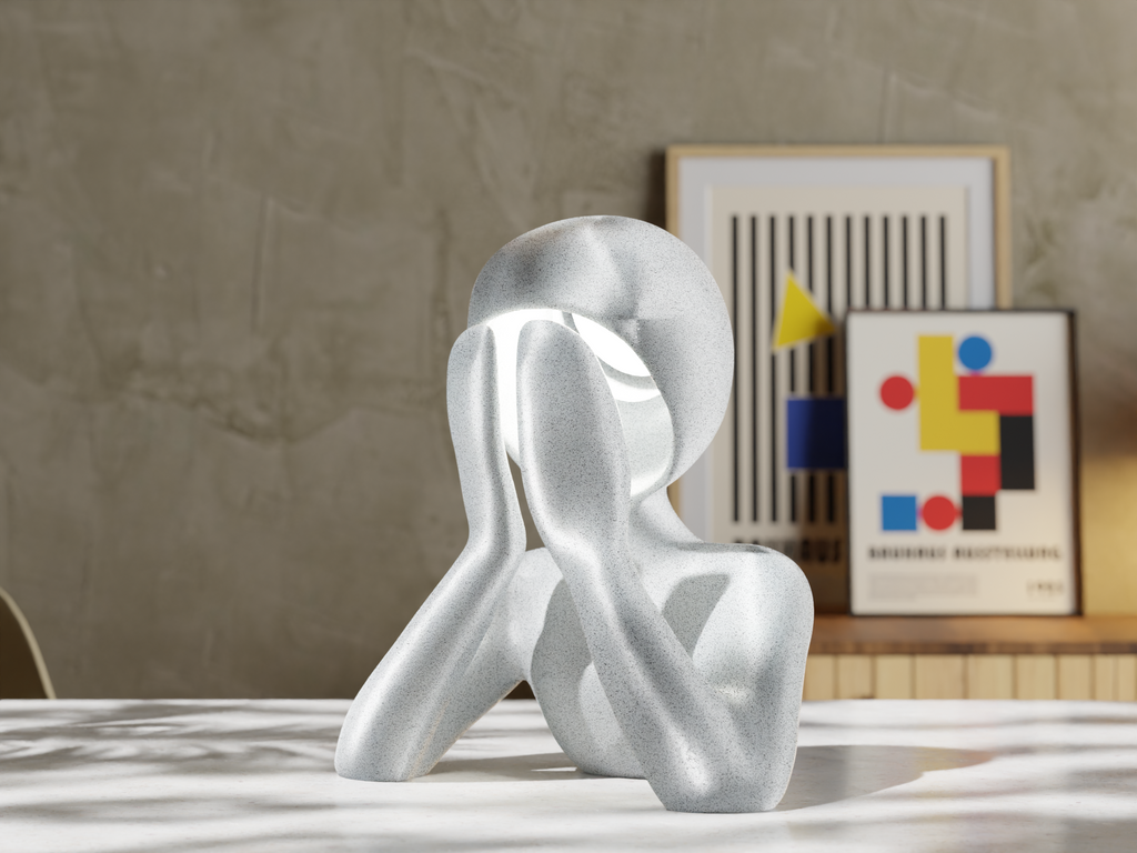 NObody Lamp | Modern Sculptural Table Light